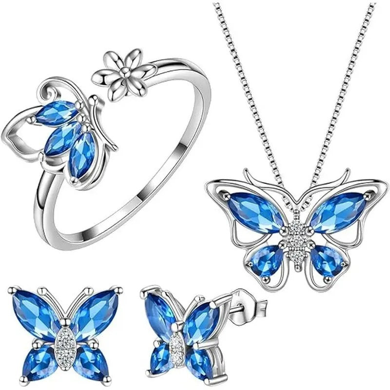 Anneau Papillon en Zircon pour Femme