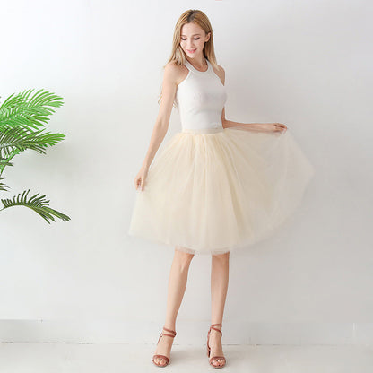 Elésia™ – Jupe Tulle Plissée Aérienne A-Line
