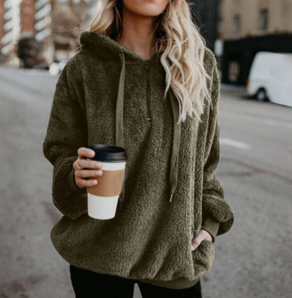 Sweat à capuche polaire zippé