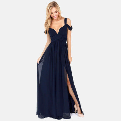 Robe Plissée Impériale – Élégance Grecque Longueur Sol