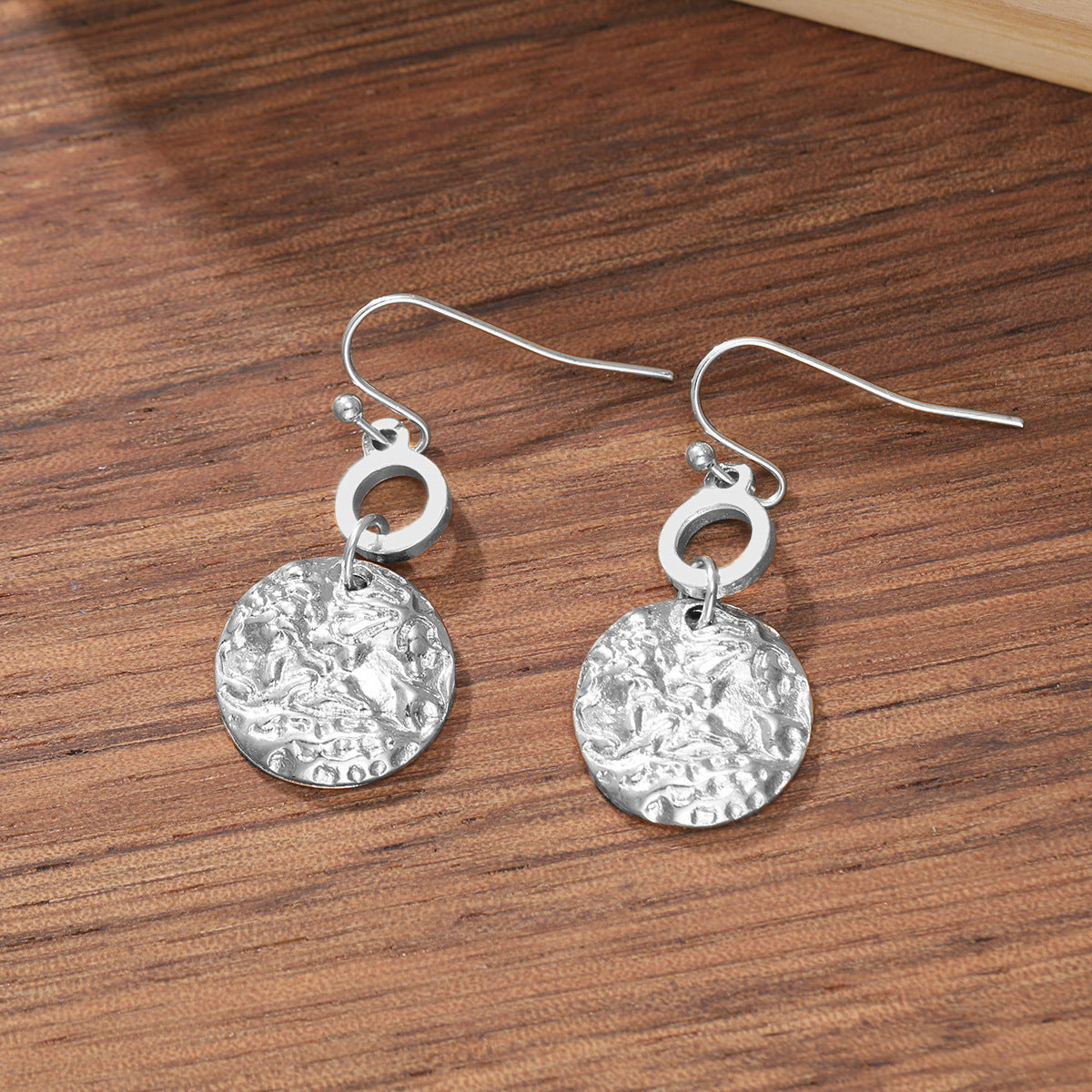 Boucles d'oreilles pendantes en zircon - Euroselle Élégance