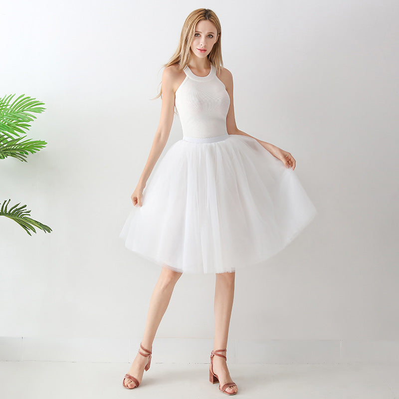 Elésia™ – Jupe Tulle Plissée Aérienne A-Line