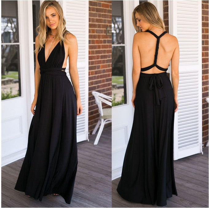 Robe Élégante à Dos Ouvert