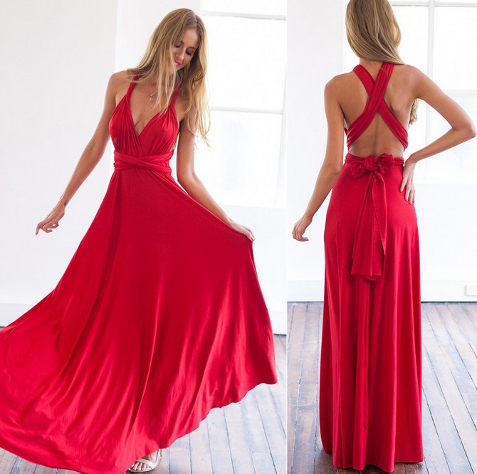 Robe Élégante à Dos Ouvert