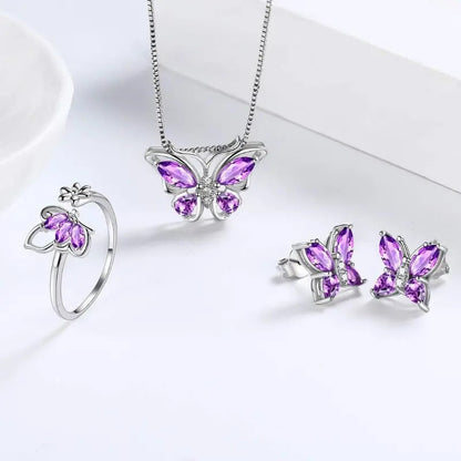 Anneau Papillon en Zircon pour Femme