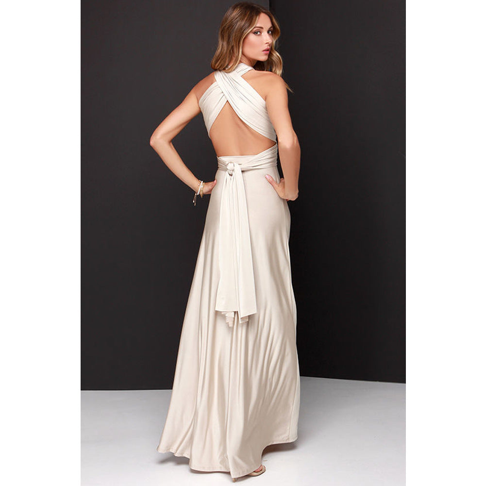 Robe Élégante à Dos Ouvert