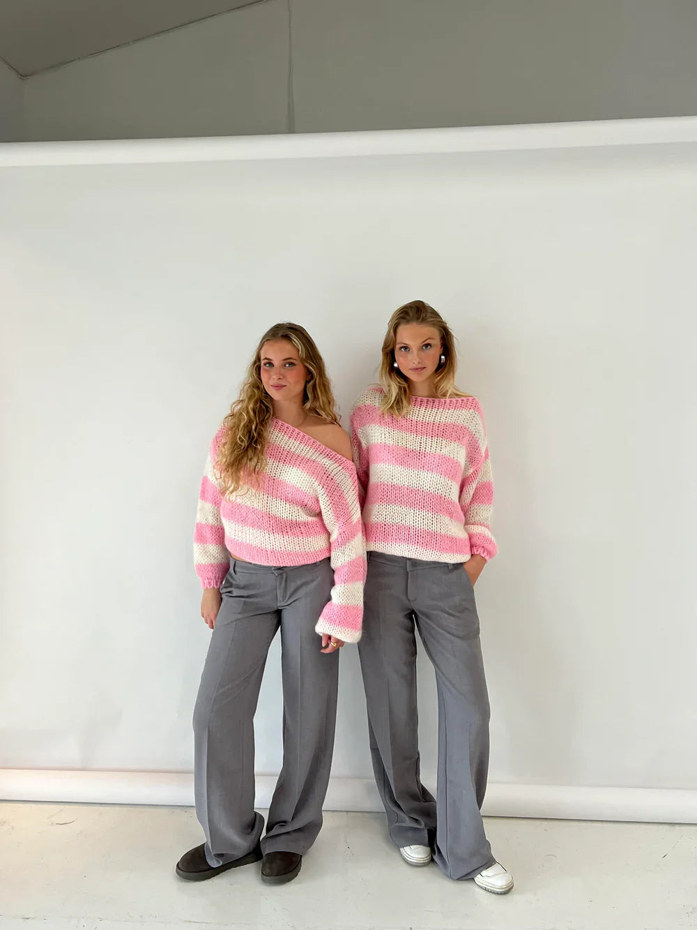 Pull Rayé Ample & Col Bateau