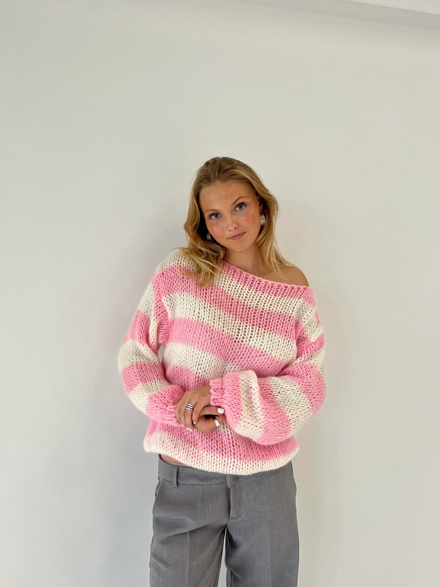 Pull Rayé Ample & Col Bateau
