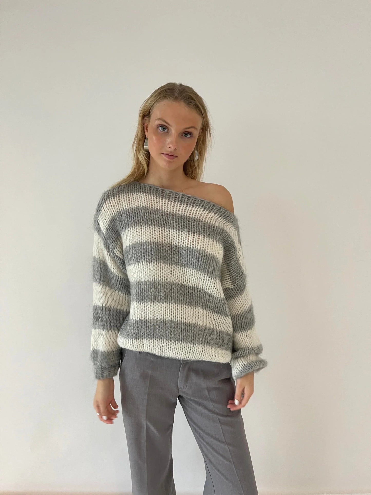 Pull Rayé Ample & Col Bateau