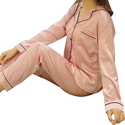 Pyjama en soie glacée de luxe