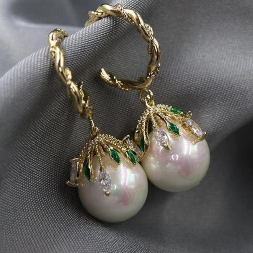 Boucles d'oreilles en perles de luxe - Élégance Maillard
