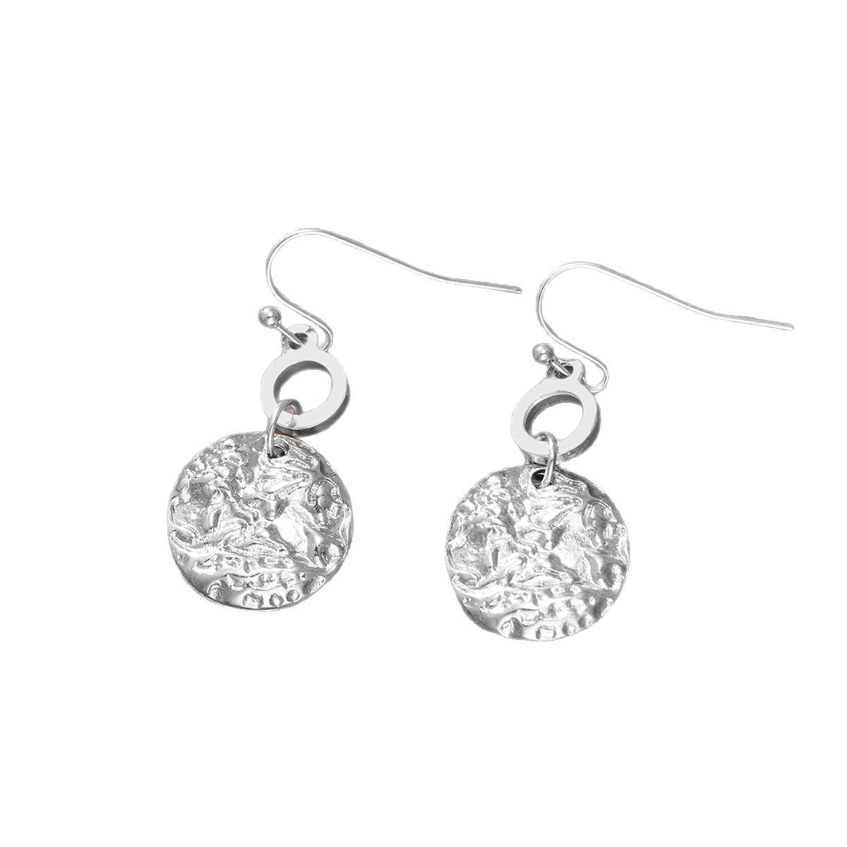 Boucles d'oreilles pendantes en zircon - Euroselle Élégance