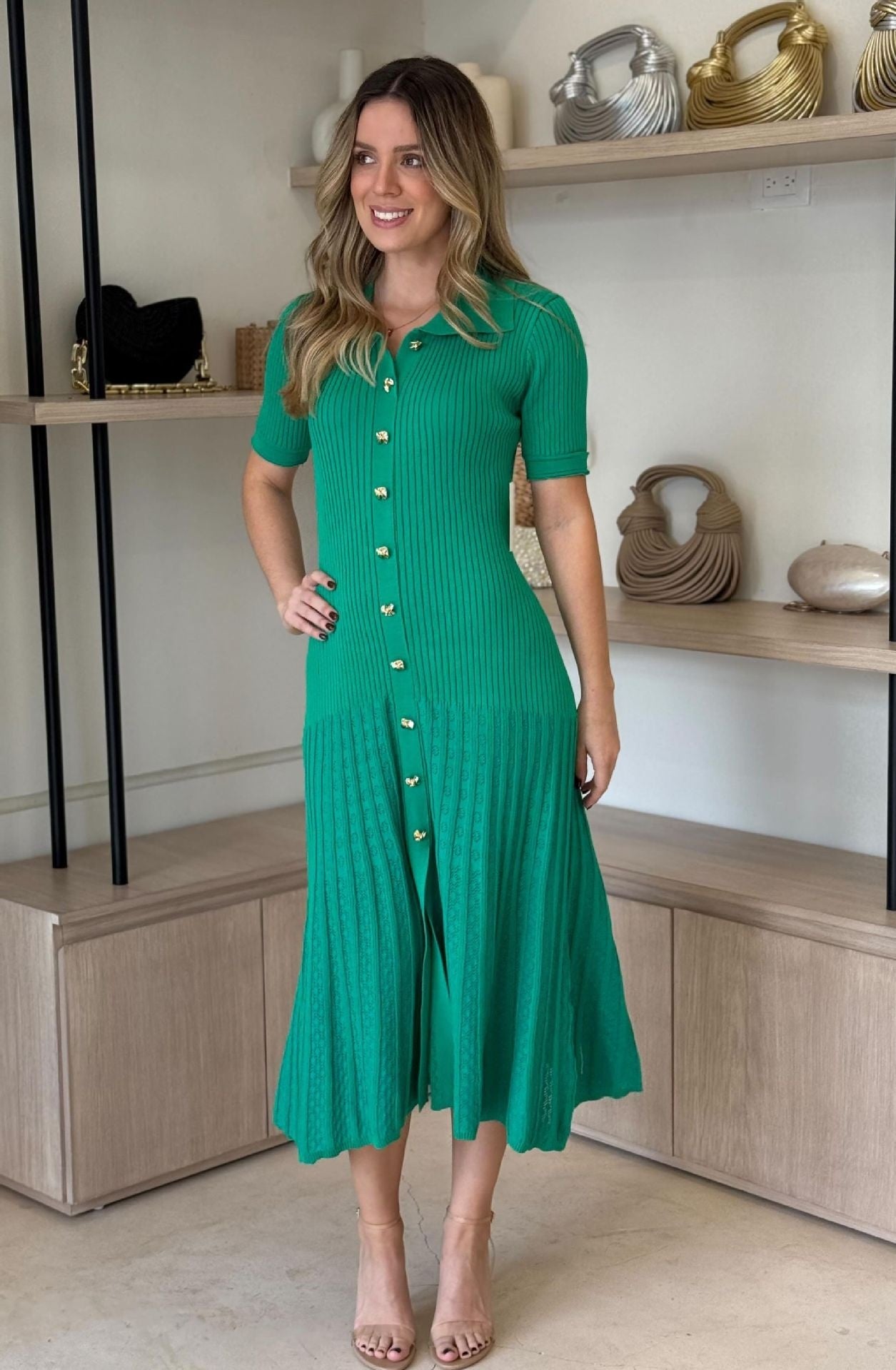 Robe tricoté pour femmes, style français