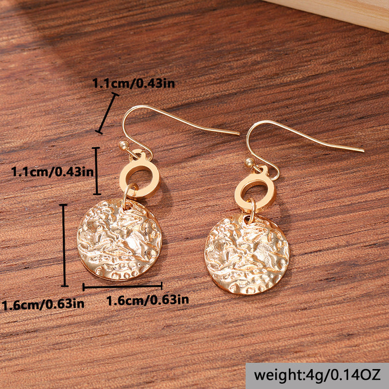 Boucles d'oreilles pendantes en zircon - Euroselle Élégance