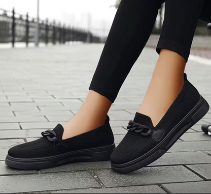 Nalia™ – Mocassins Femmes Confort à Chaîne Élégante