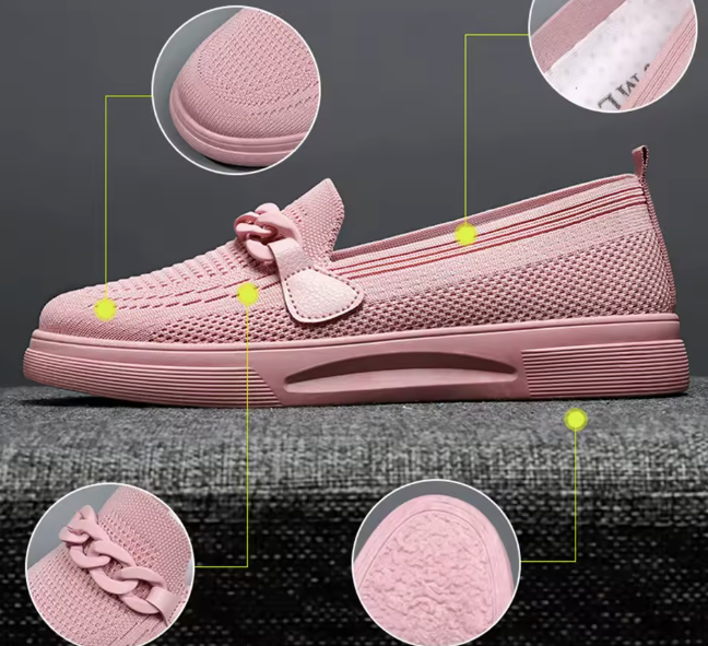 Nalia™ – Mocassins Femmes Confort à Chaîne Élégante