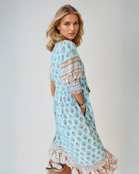 Robe Saona — L'évasion à fleur de peau