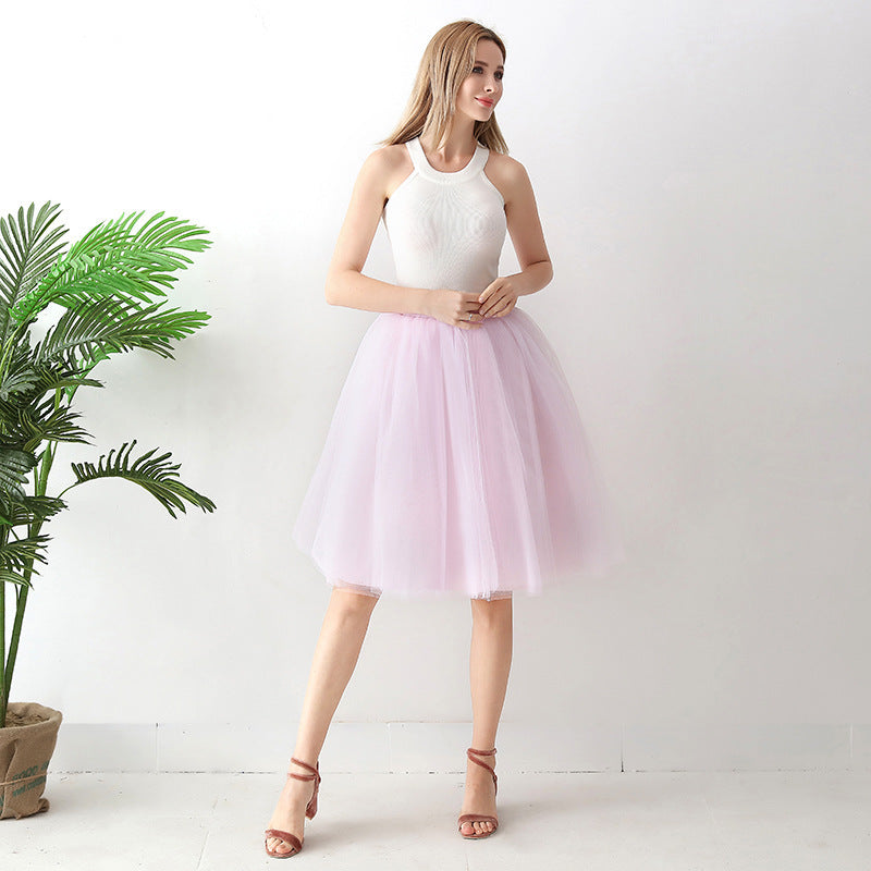 Elésia™ – Jupe Tulle Plissée Aérienne A-Line