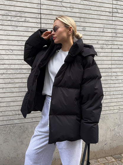 Alma™ | Doudoune Oversize Femme - Élégance et Confort Hivernal