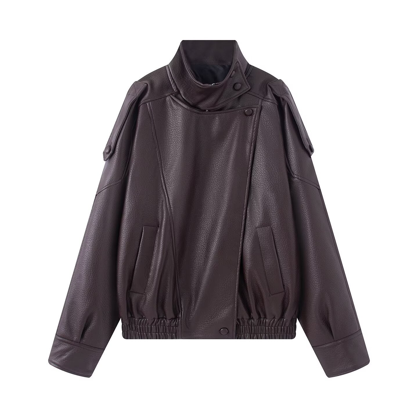 Veste Manteau en Cuir Style Européen , Nouvelle Mode