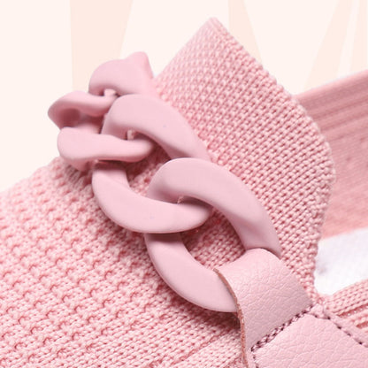 Nalia™ – Mocassins Femmes Confort à Chaîne Élégante